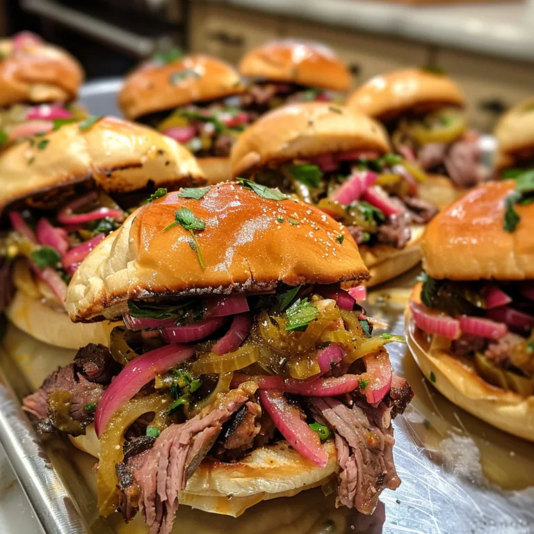 Roast Beef Party Sliders: A Flavorful Gathering Starter