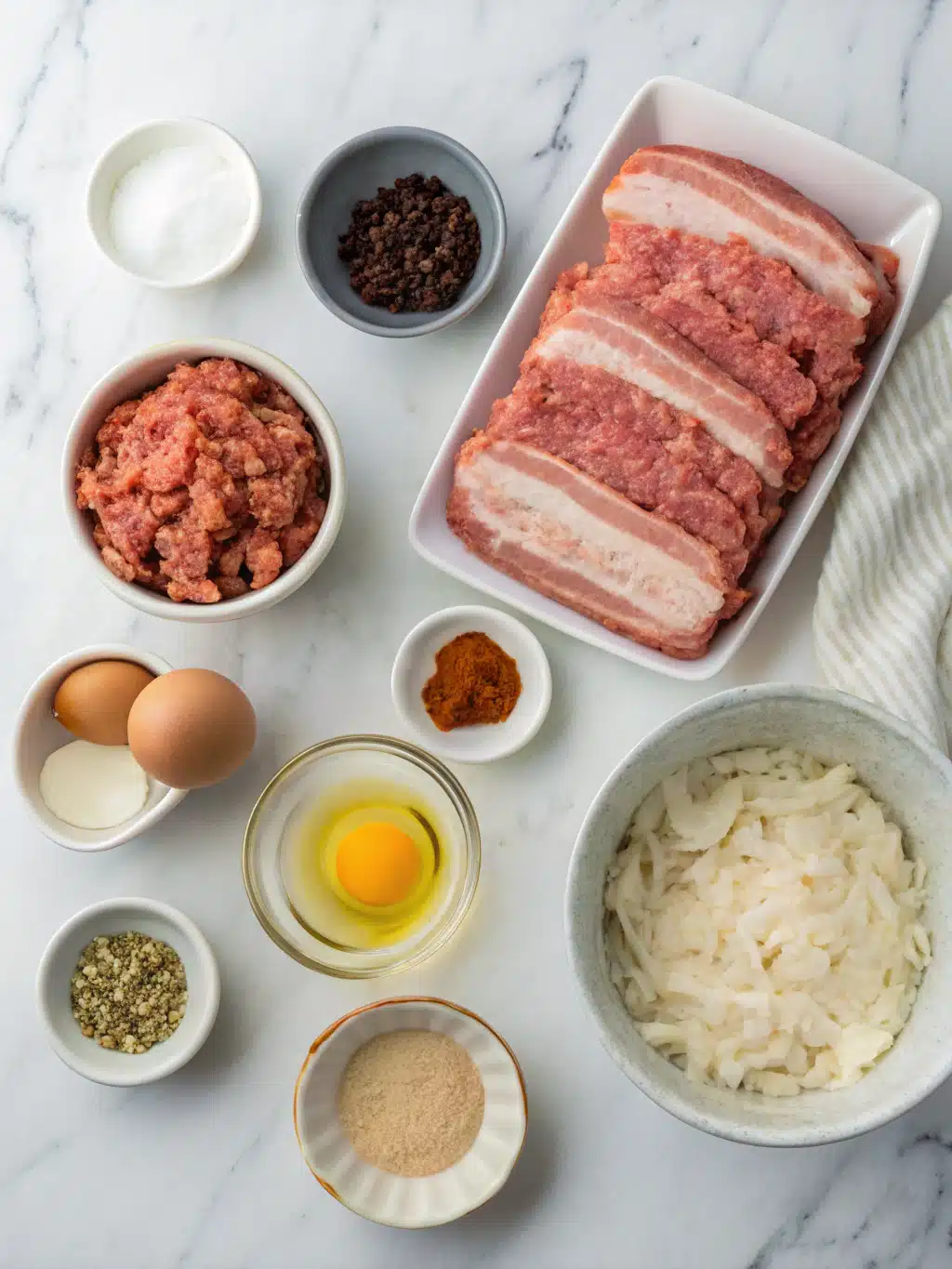 BBQ Bacon-Wrapped Meatloaf 2 bbq bacon wrapped meatloaf ingredients