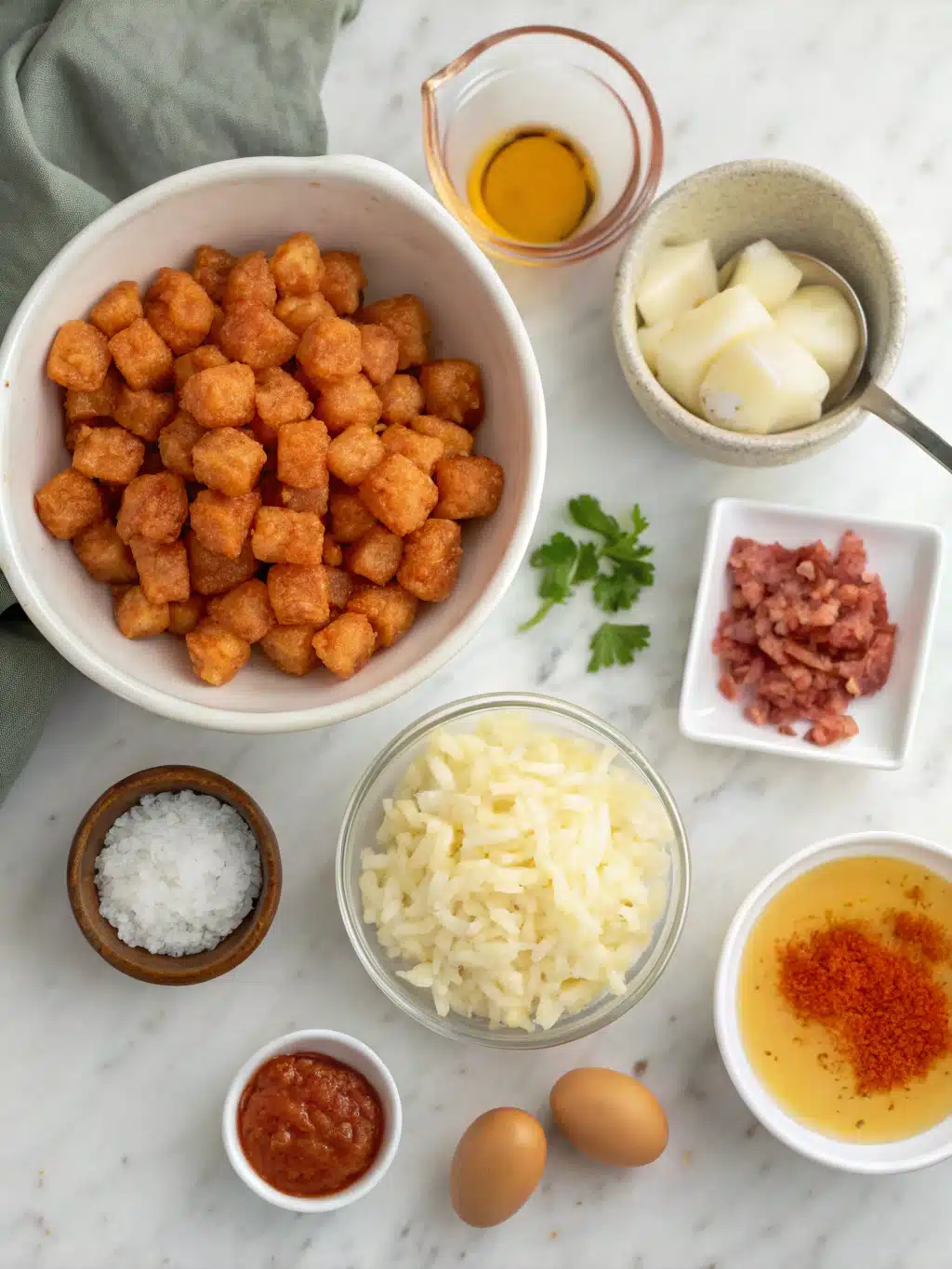 Spicy Tater Tot Chorizo Casserole 2 spicy tater tot chorizo casserole ingredients