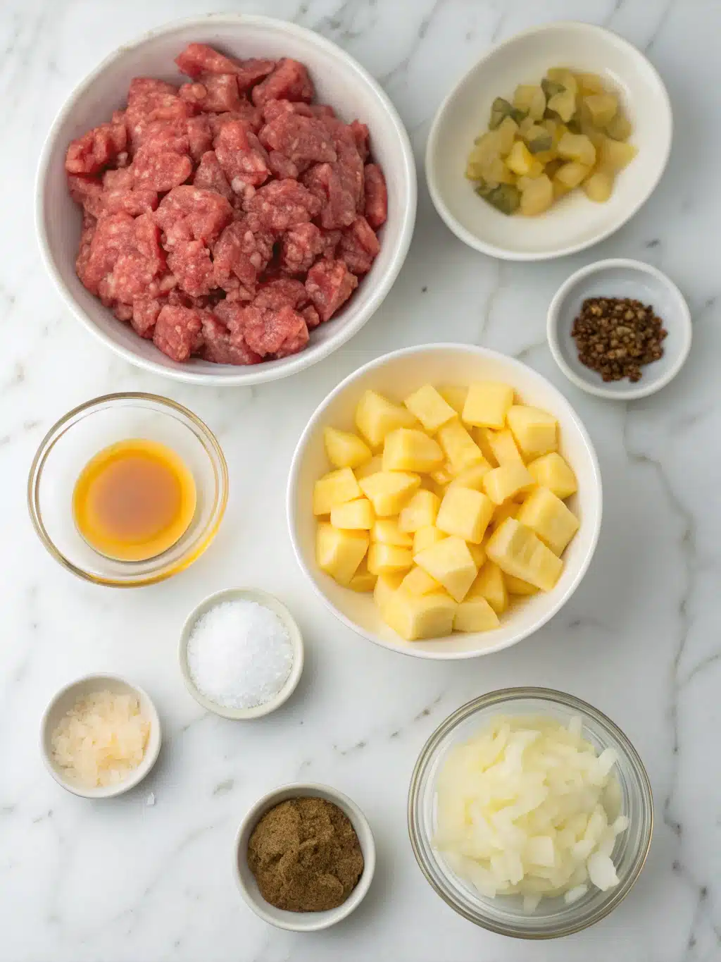 Sweet & Sour Ground Beef with Pineapple 2 sweet sour ground beef with pineapple ingredients