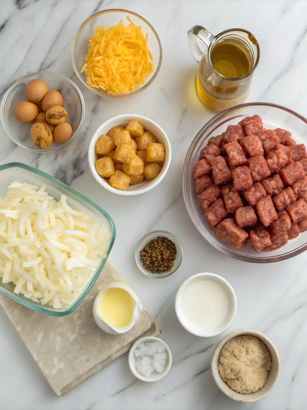 Tater Tot Tex-Mex Breakfast Casserole 2 tater tot tex mex breakfast casserole ingredients