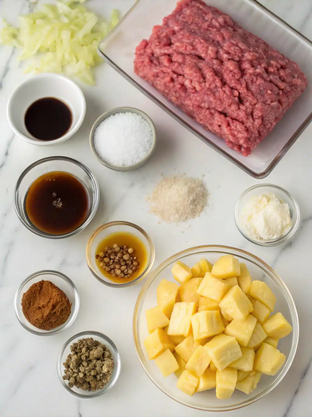 Teriyaki Glazed Meatloaf with Pineapple 2 teriyaki glazed meatloaf with pineapple ingredients