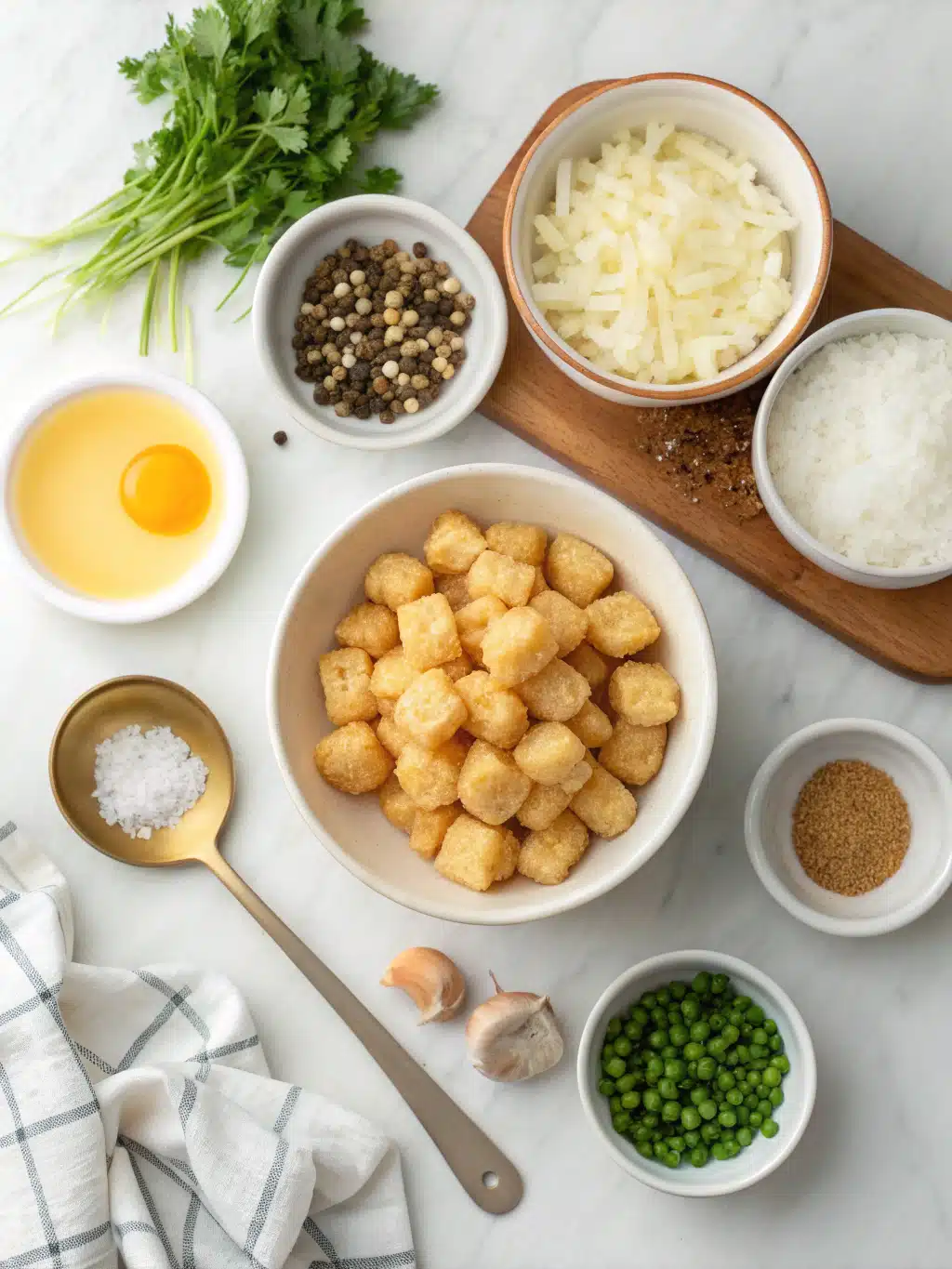 Vegetarian Tater Tot Breakfast Bake 2 vegetarian tater tot breakfast bake ingredients