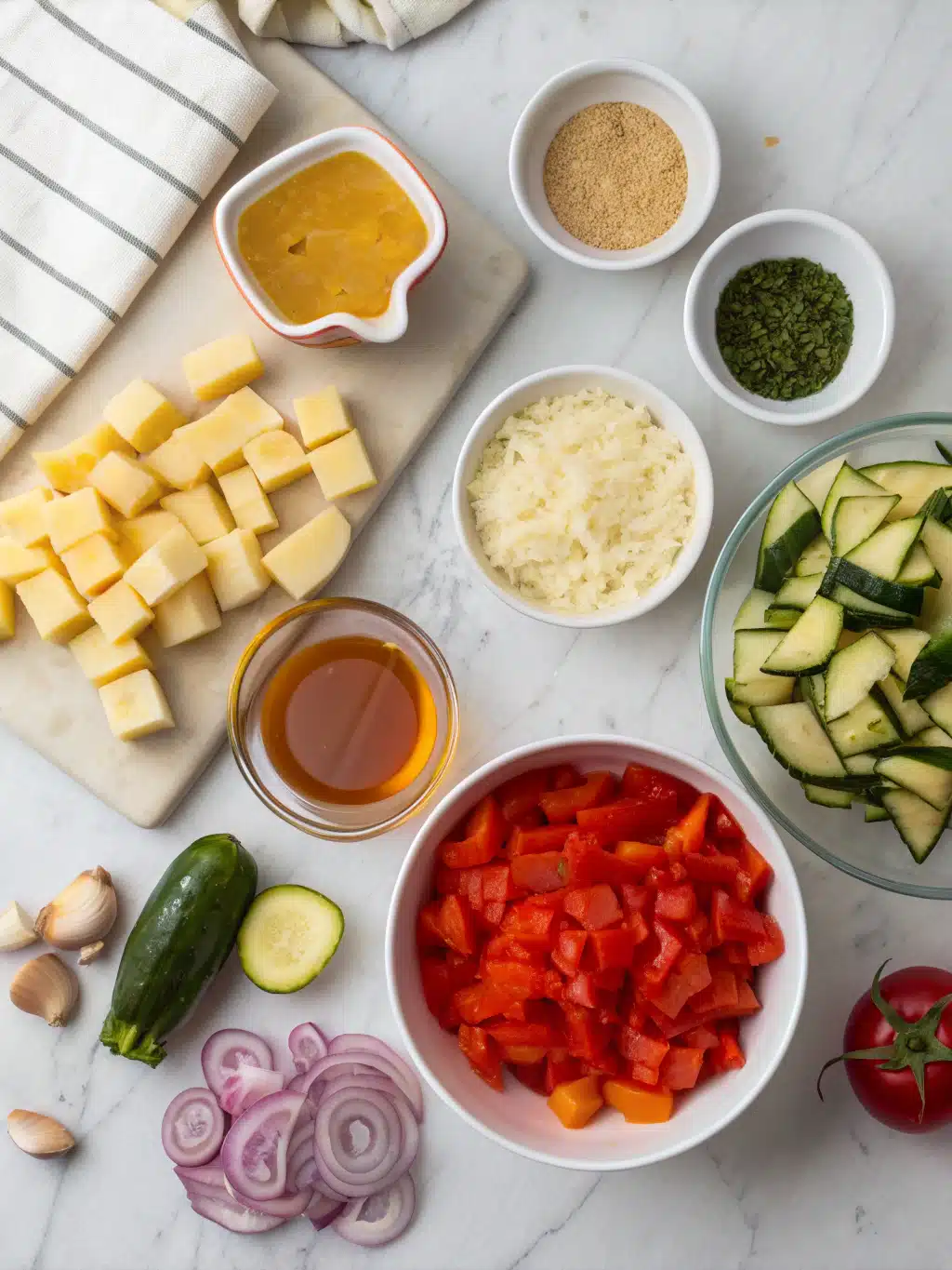 Creamy Roasted Vegetable Lasagna Soup 2 creamy roasted vegetable lasagna soup ingredients