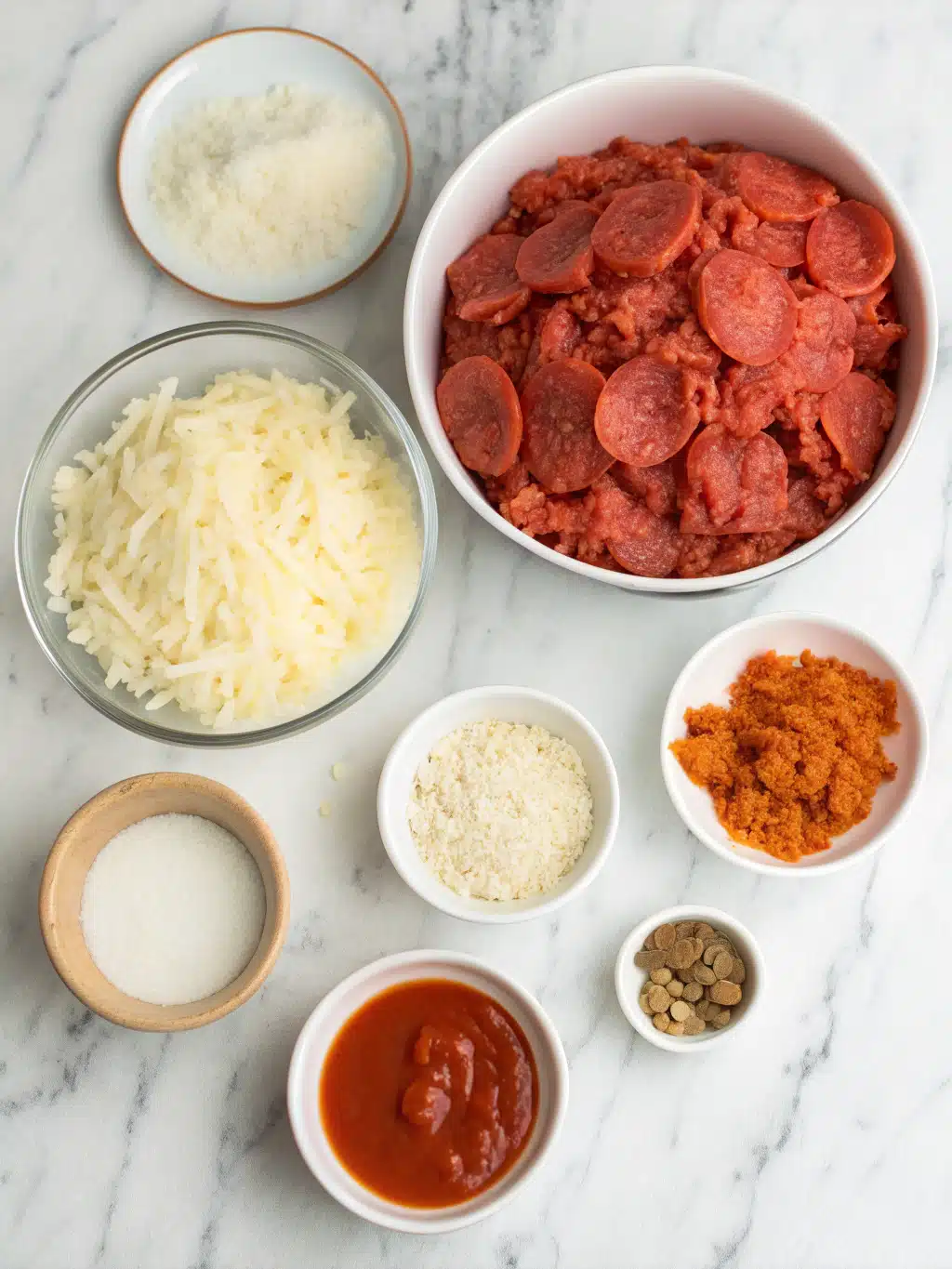 Ground Beef Pizza Casserole 2 ground beef pizza casserole ingredients