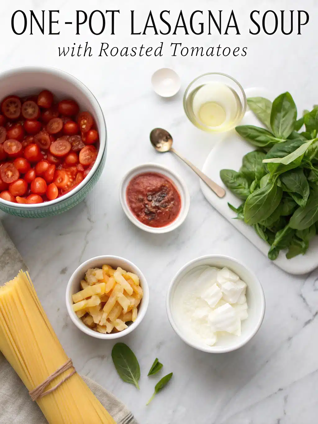 One-Pot Lasagna Soup with Roasted Tomatoes 2 one pot lasagna soup with roasted tomatoes ingredients