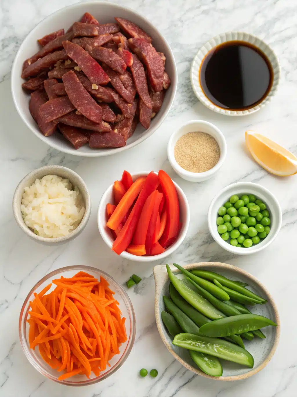 Beef and Veggie Teriyaki Stir Fry 2 beef and veggie teriyaki stir fry ingredients