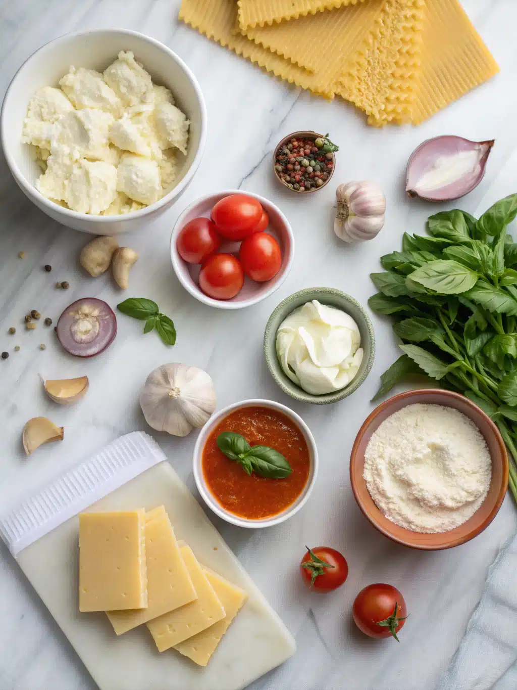 Creamy Cottage Cheese Lasagna Soup 2 creamy cottage cheese lasagna soup ingredients