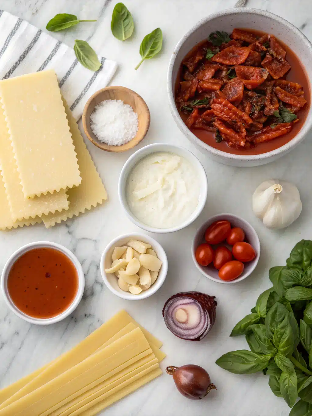 Creamy Sun-Dried Tomato Lasagna Soup 2 creamy sun dried tomato lasagna soup ingredients 1