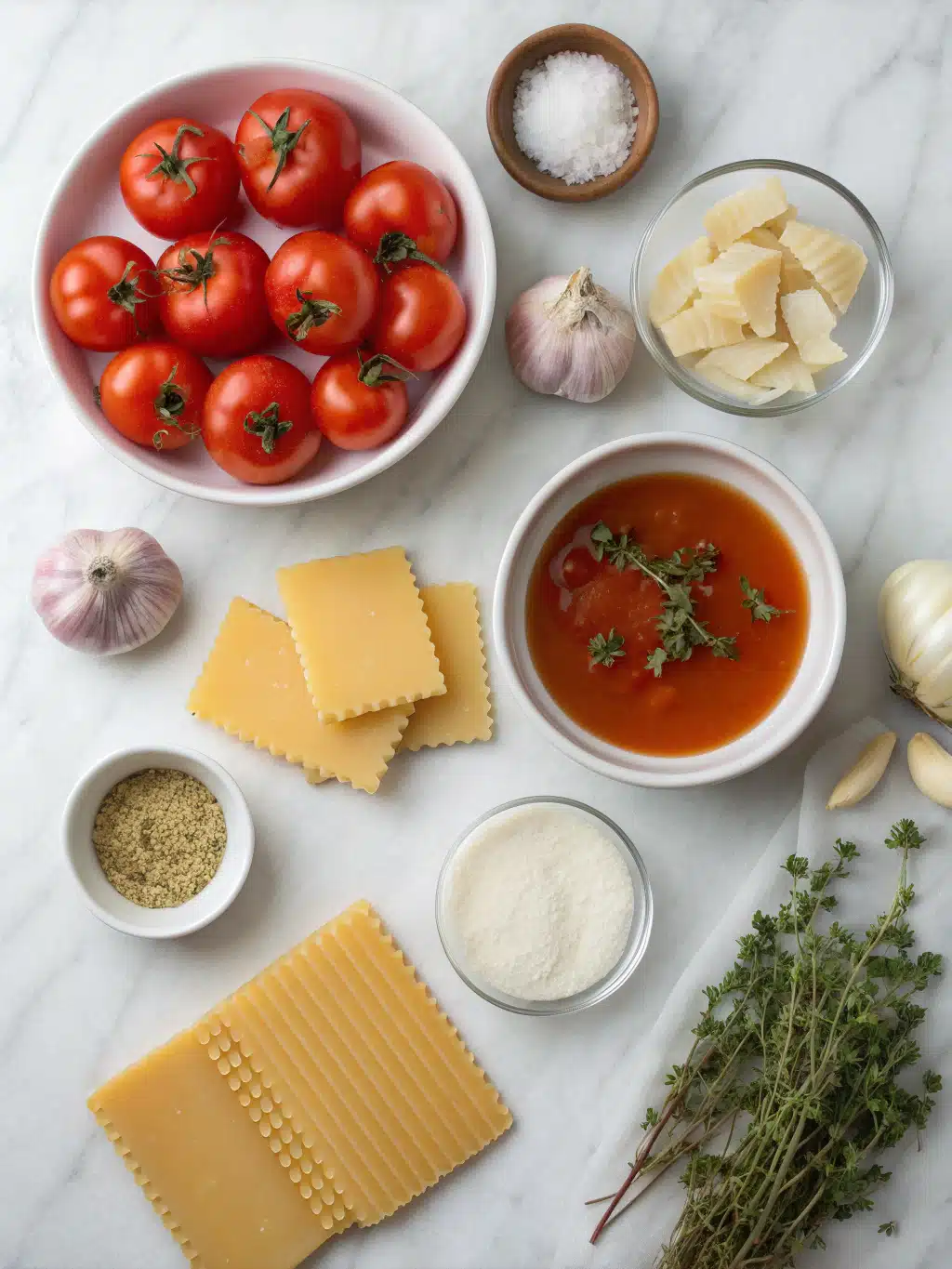 Fire-Roasted Garlic Tomato Lasagna Soup 2 fire roasted garlic tomato lasagna soup ingredients