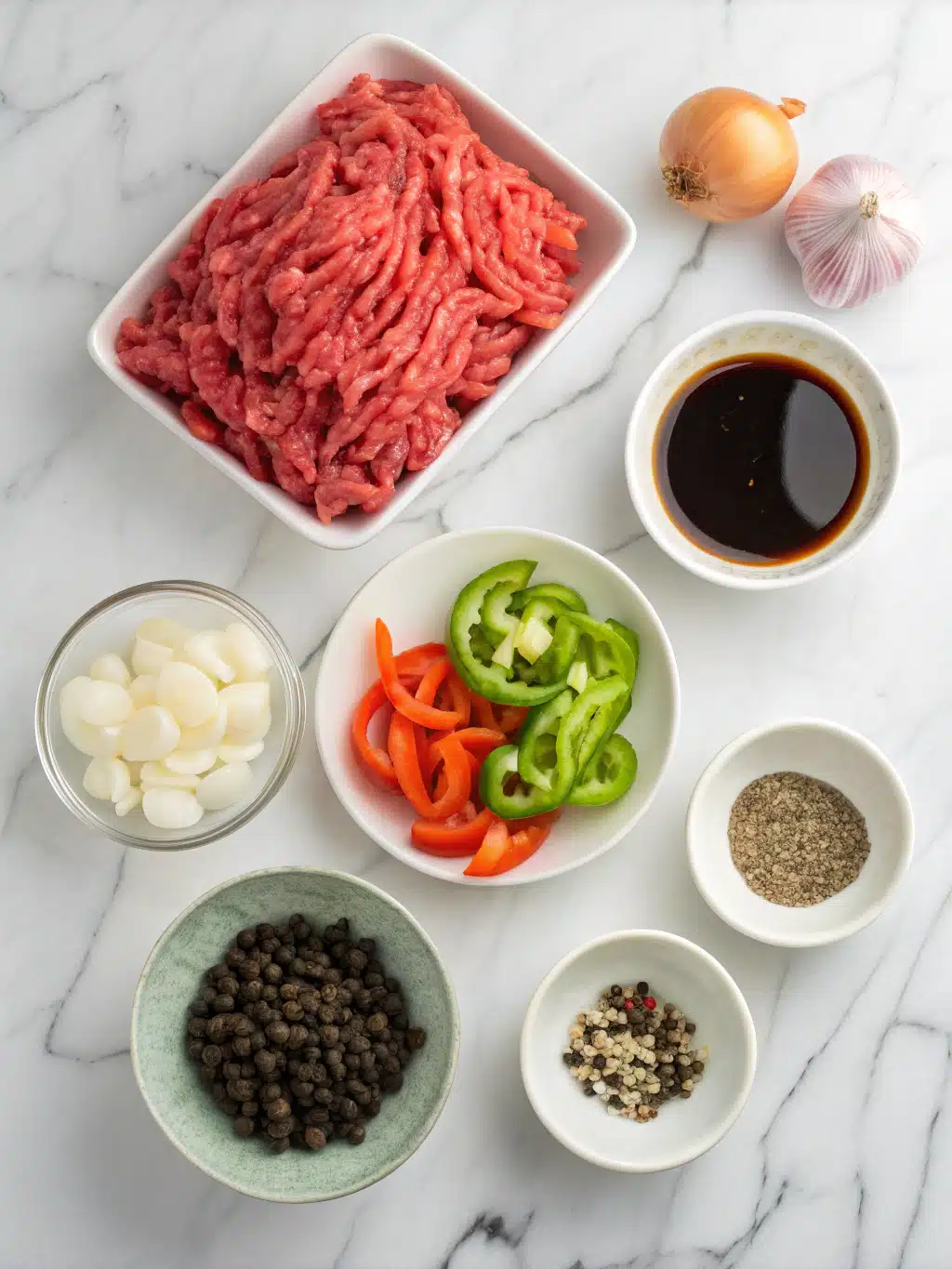 Ground Beef Black Pepper Stir Fry 2 ground beef black pepper stir fry ingredients