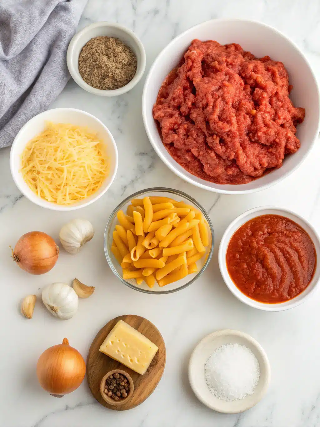 Ground Beef Chili Pasta 2 ground beef chili pasta ingredients