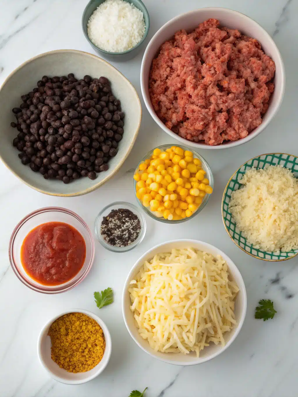 Ground Beef Fiesta Rice Bake 2 ground beef fiesta rice bake ingredients