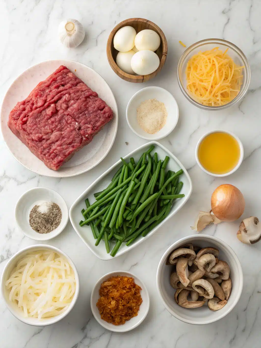 Ground Beef Green Bean Casserole 2 ground beef green bean casserole ingredients