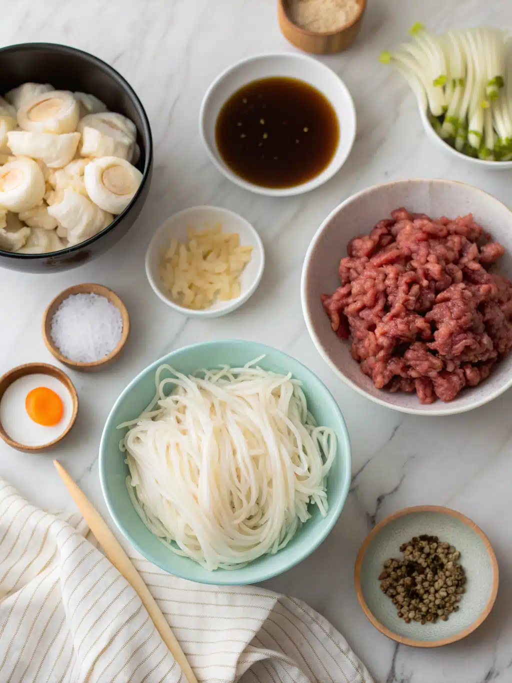 Ground Beef Rice Noodle Skillet 2 ground beef rice noodle skillet ingredients