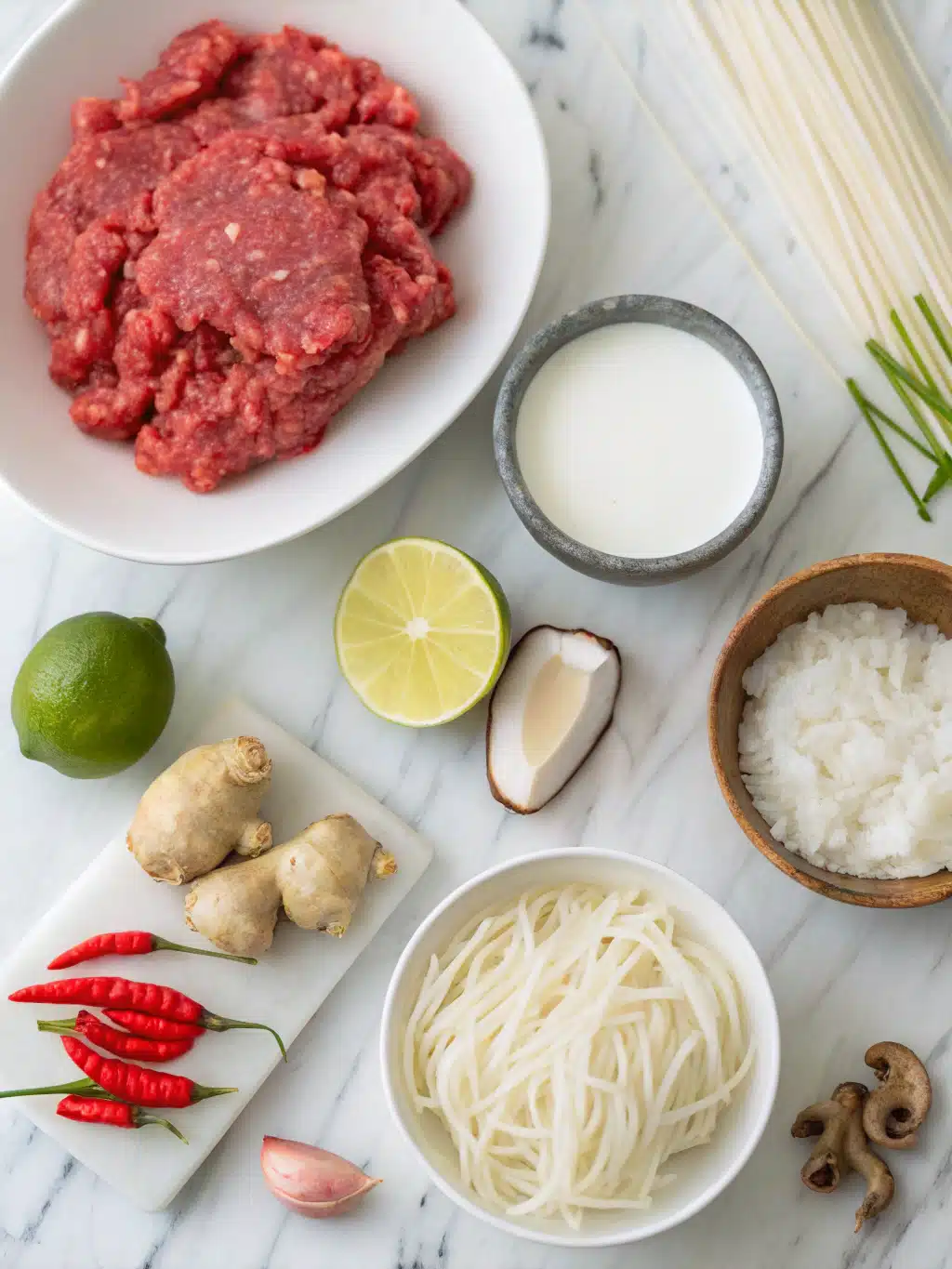 Ground Beef Thai Coconut Soup 2 ground beef thai coconut soup ingredients