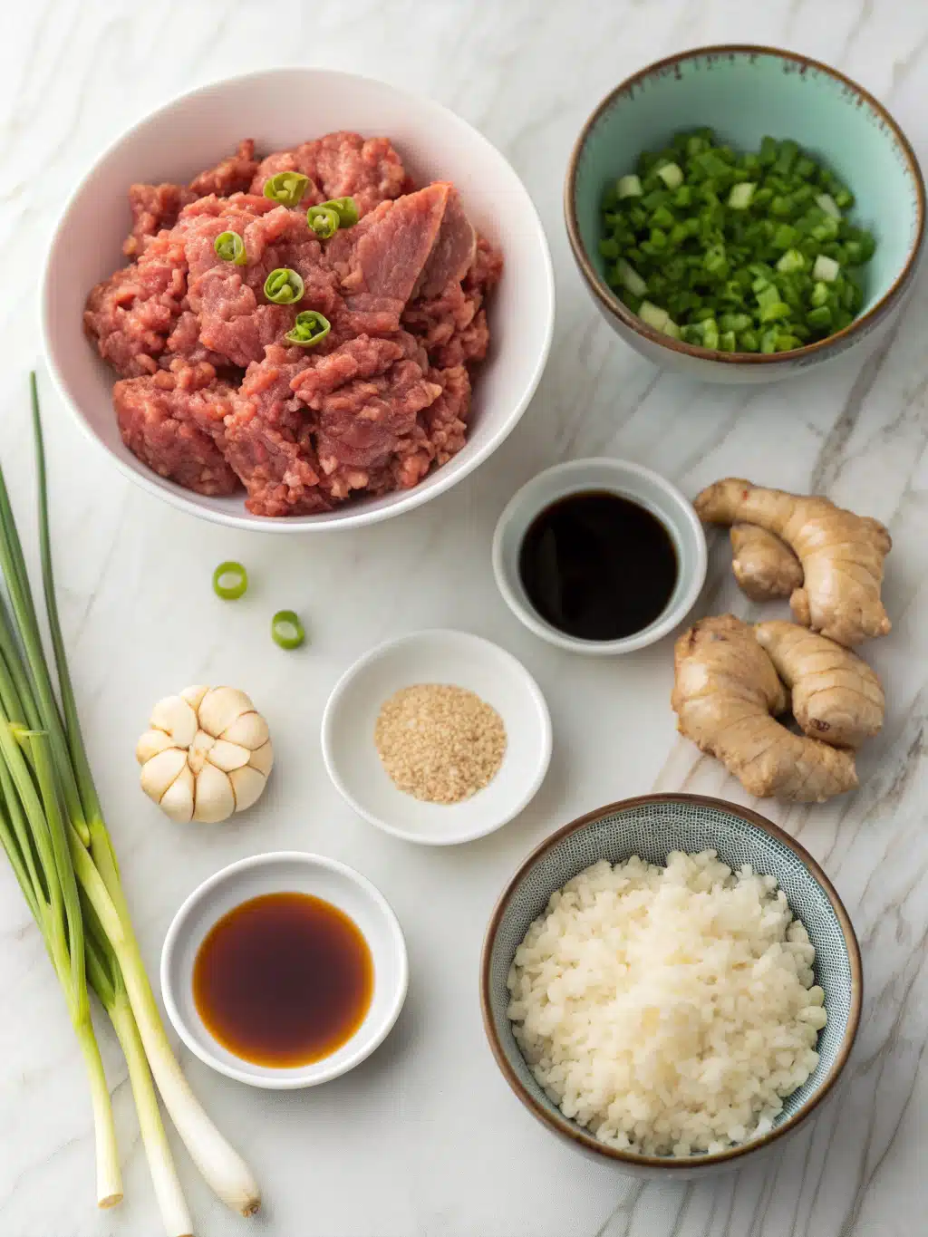 Honey Soy Beef Bowls 2 honey soy beef bowls ingredients