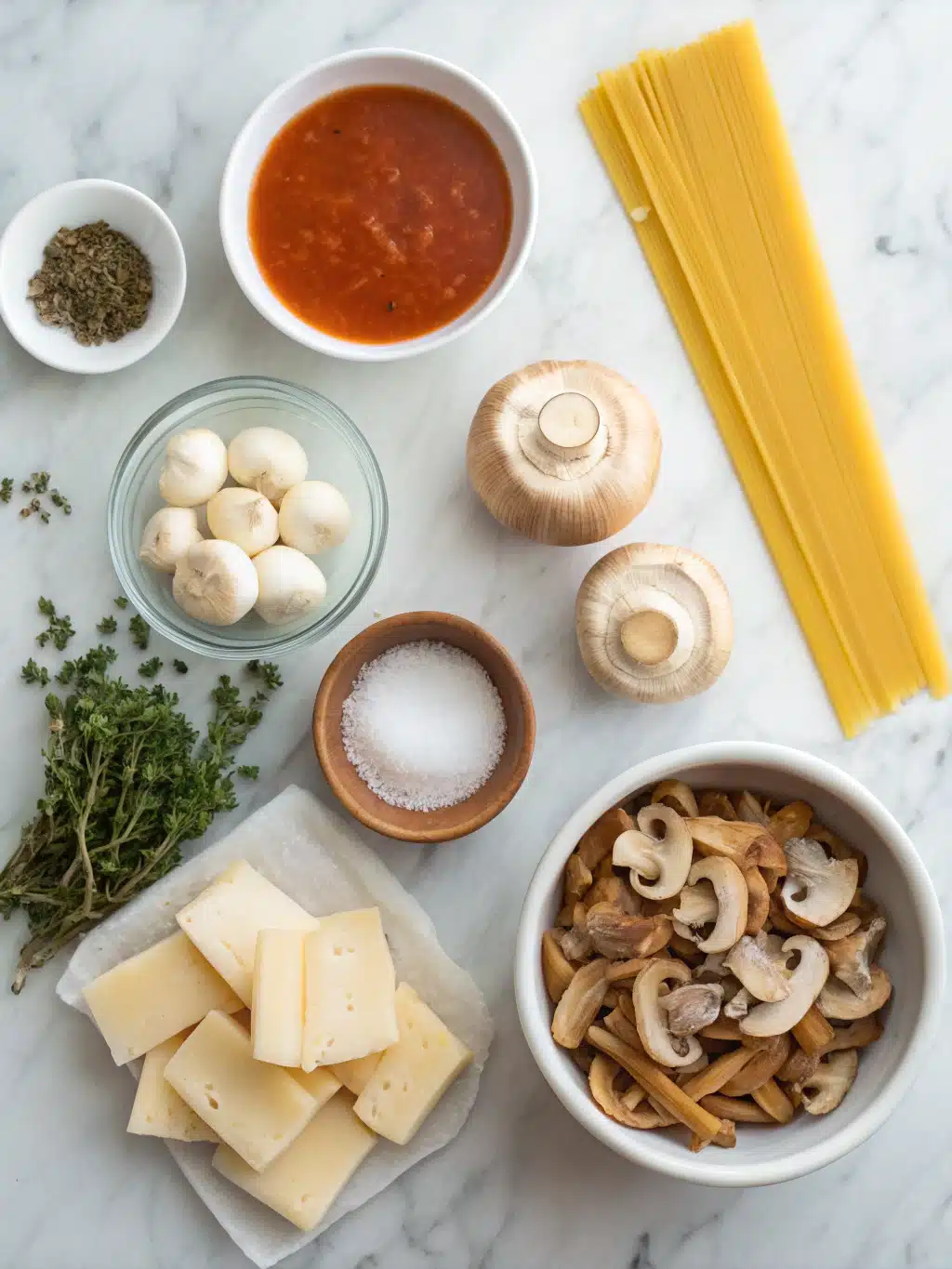 Lasagna Soup with Mushroom Base 2 lasagna soup with mushroom base ingredients 1