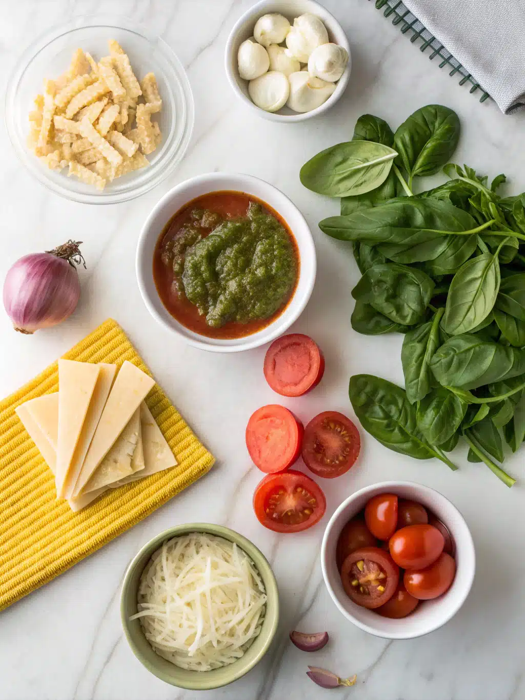 Lasagna Soup with Spinach Pesto 2 lasagna soup with spinach pesto ingredients