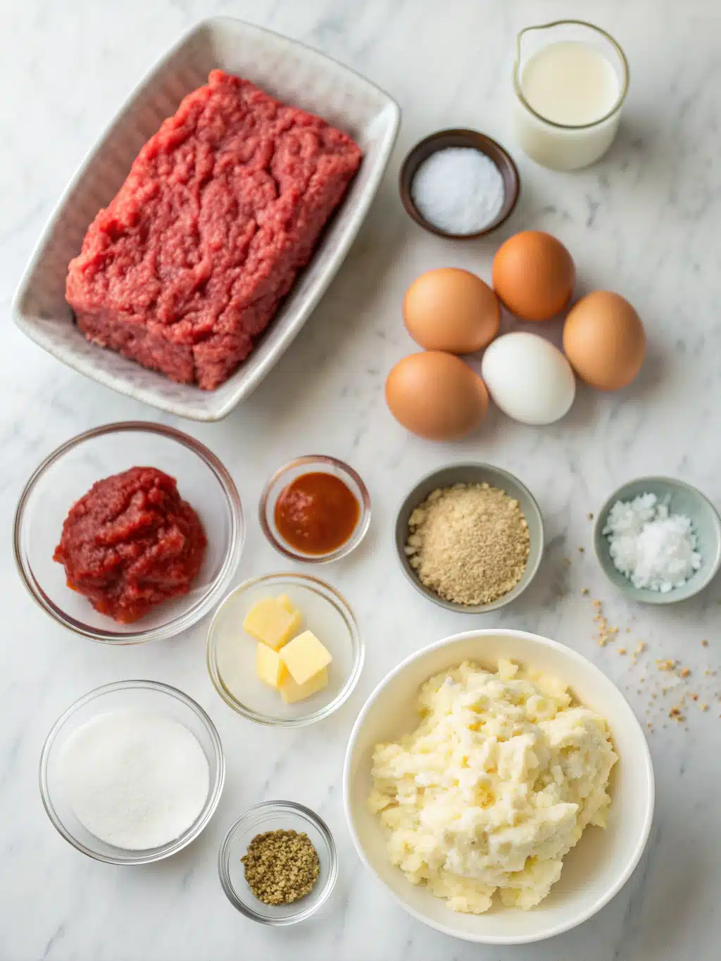 Meatloaf with Garlic Mashed Potato Topping 2 meatloaf with garlic mashed potato topping ingredients