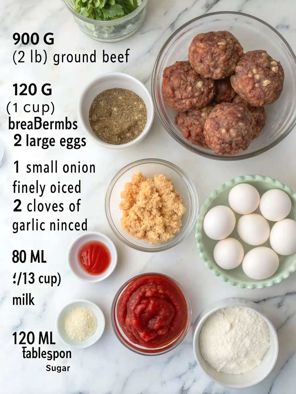 Mini Meatloaf Muffins 2 mini meatloaf muffins ingredients