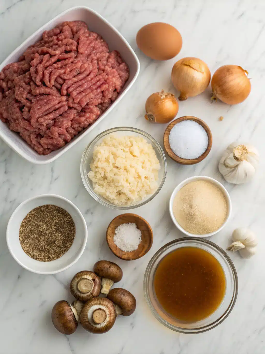 Mushroom Gravy Meatloaf 2 mushroom gravy meatloaf ingredients