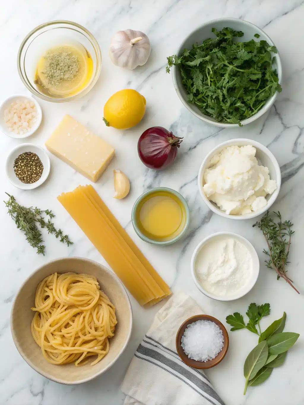 One-Pot Lemon Herb Lasagna Soup 2 one pot lemon herb lasagna soup ingredients 1