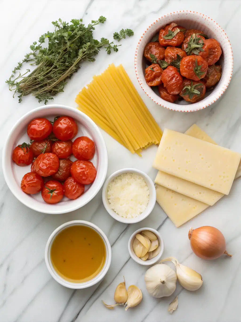One-Pot Roasted Tomato Garlic Lasagna Soup 2 one pot roasted tomato garlic lasagna soup ingredients