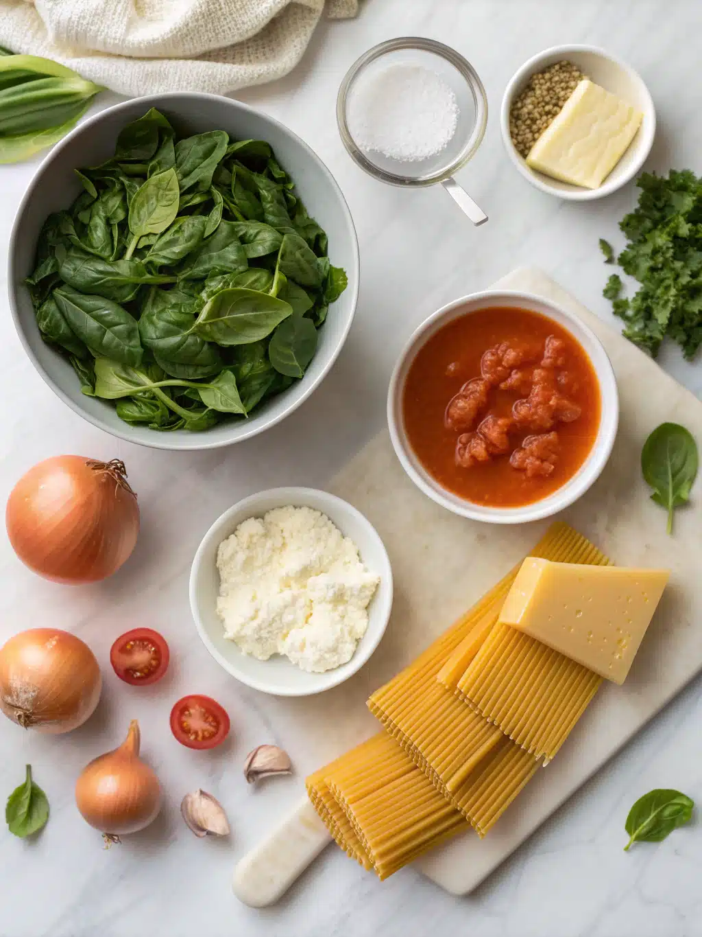 One-Pot Spinach Ricotta Lasagna Soup 2 one pot spinach ricotta lasagna soup ingredients 1