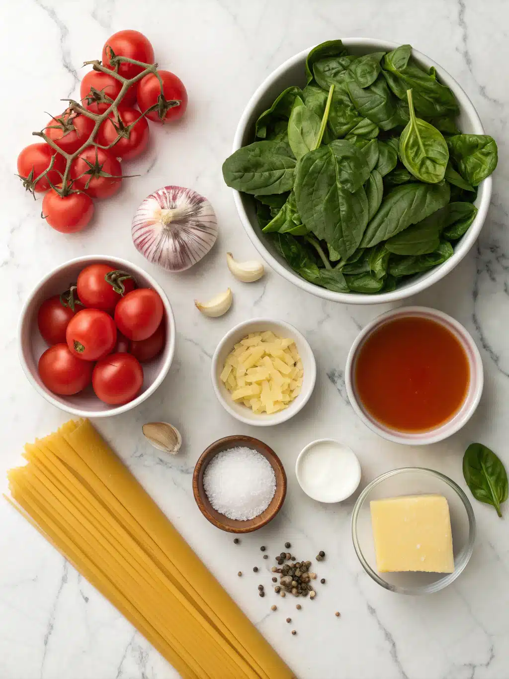 One-Pot Tomato Spinach Lasagna Soup 2 one pot tomato spinach lasagna soup ingredients