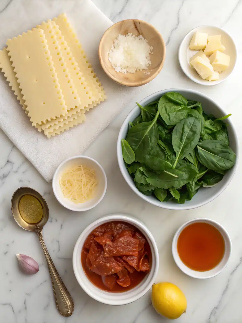 Spinach Lasagna Soup with Parmesan 2 spinach lasagna soup with parmesan ingredients