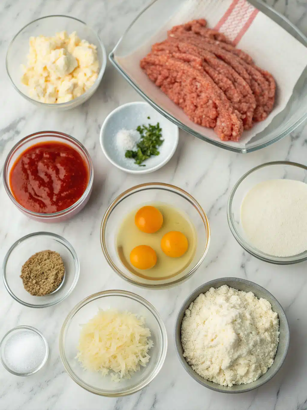 Turkey Parmesan Meatloaf 2 turkey parmesan meatloaf ingredients