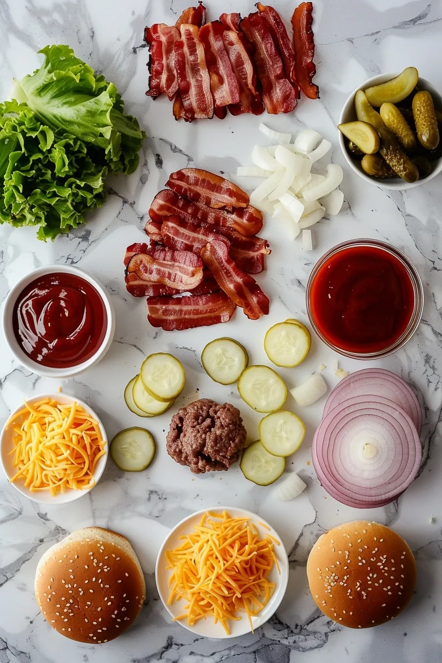 BBQ Bacon Burgers Without Pork or Alcohol 5 image 1781969354605