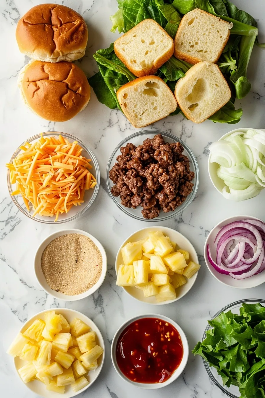 Hawaiian Burger Sliders: Flavorful Tastings on Mini Buns 5 image 1781969500644