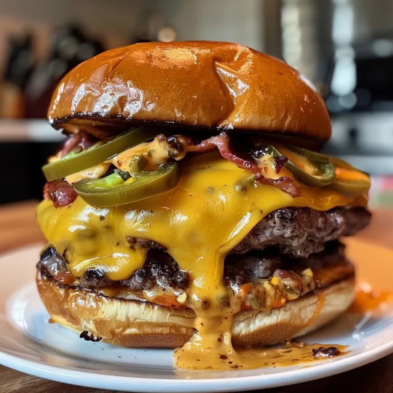 Jalapeño Cheddar Burgers: Spicy and Melty Perfection