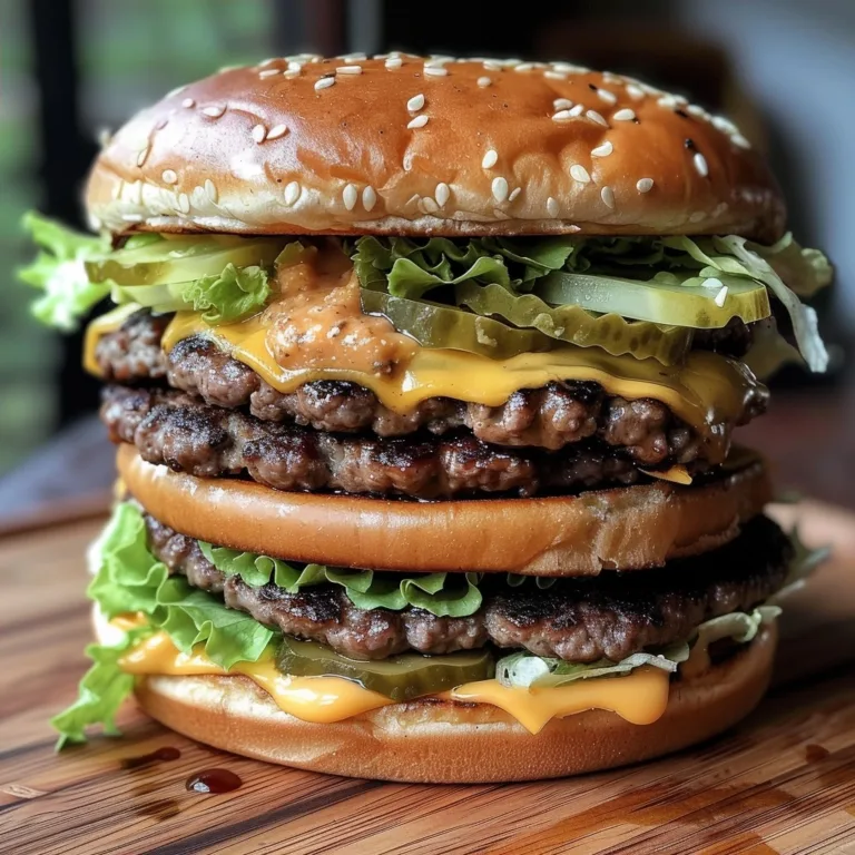 Big Mac Copycat Burger Recipe That Mimics Taste and Texture