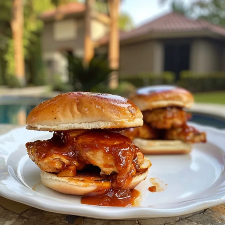 BBQ Chicken Sandwiches with Tangy Coleslaw: A Flavorful Recipe