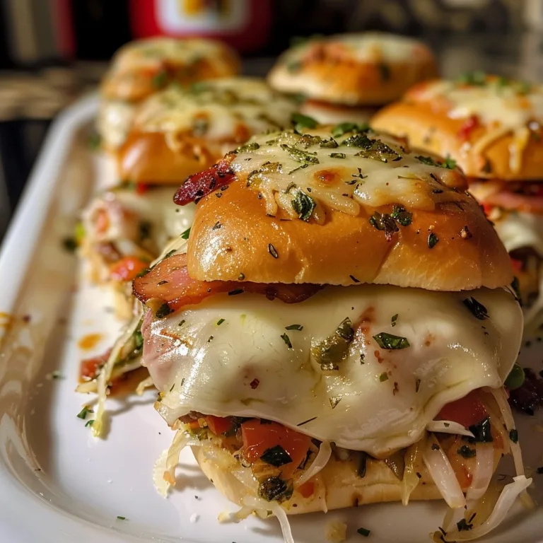 Italian Sub Sliders with Authentic Flavors