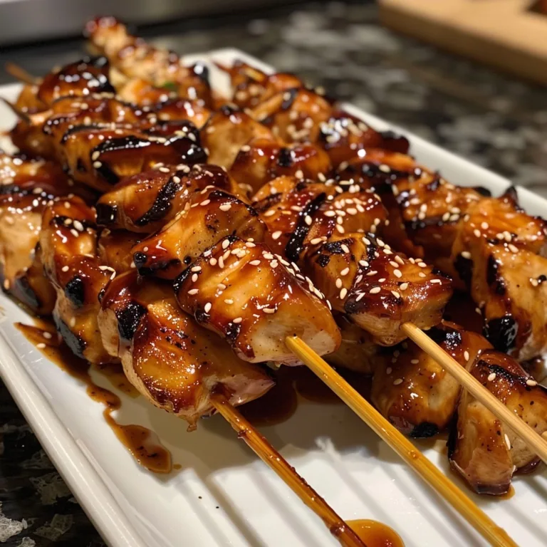 Teriyaki Chicken Skewers: A Flavorful and Easy Grilled Delight