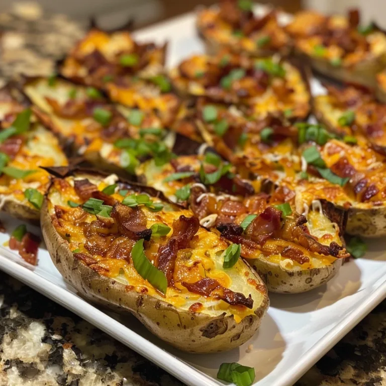 Loaded Potato Skins Delivered Crispy Perfectly