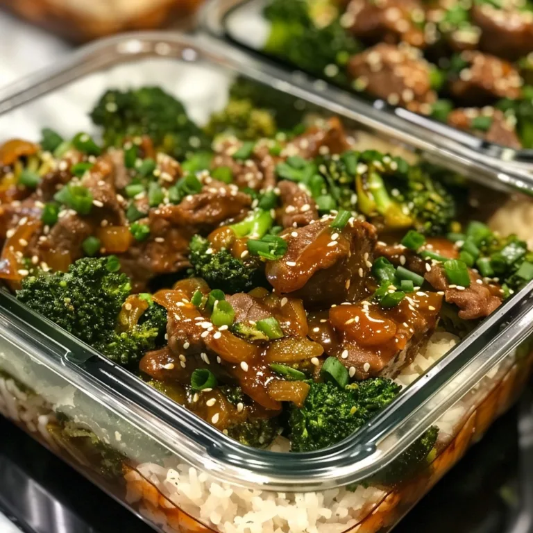 Beef and Broccoli Meal Prep Bowls for Easy Lunches