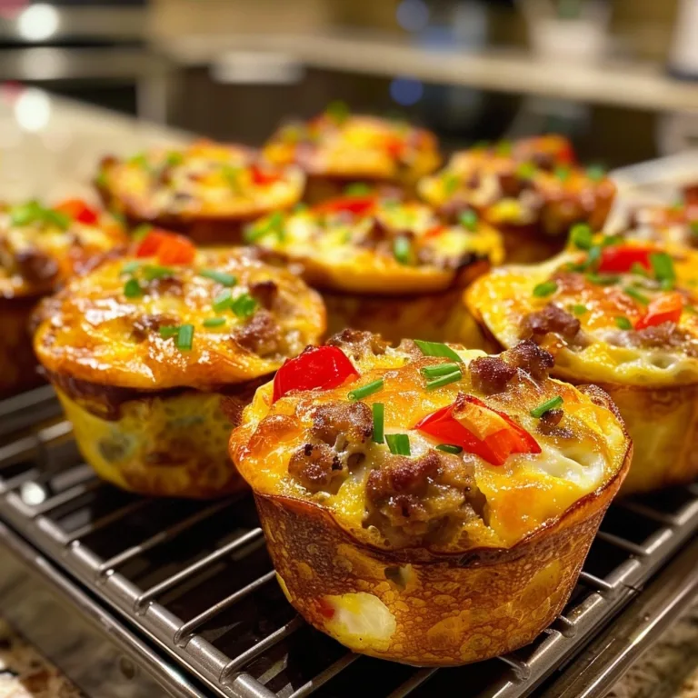 Turkey Sausage Egg Muffin Cups For Easy Breakfasts