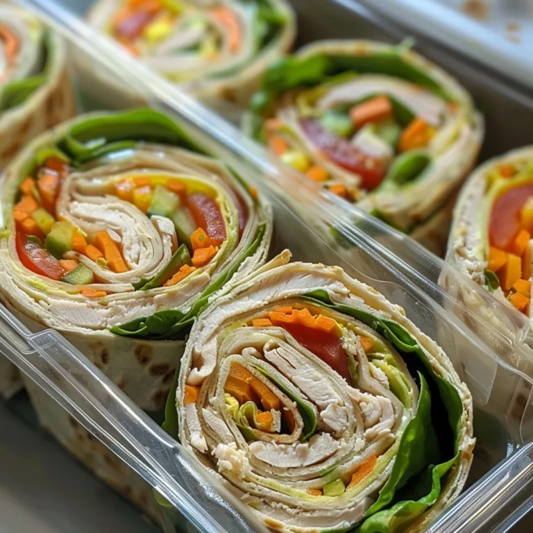 Lunchbox Turkey Pinwheel Wraps for School and Work