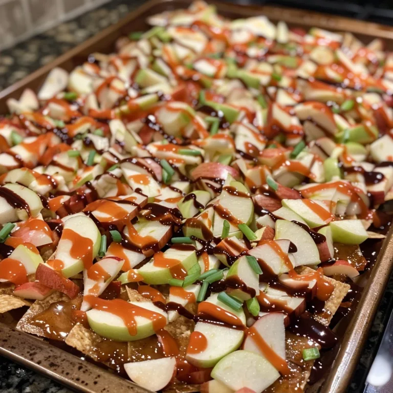After school apple nachos for healthy snacking