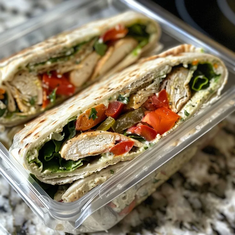 Chicken Hummus Lunchbox Wraps for Easy Meal Prep