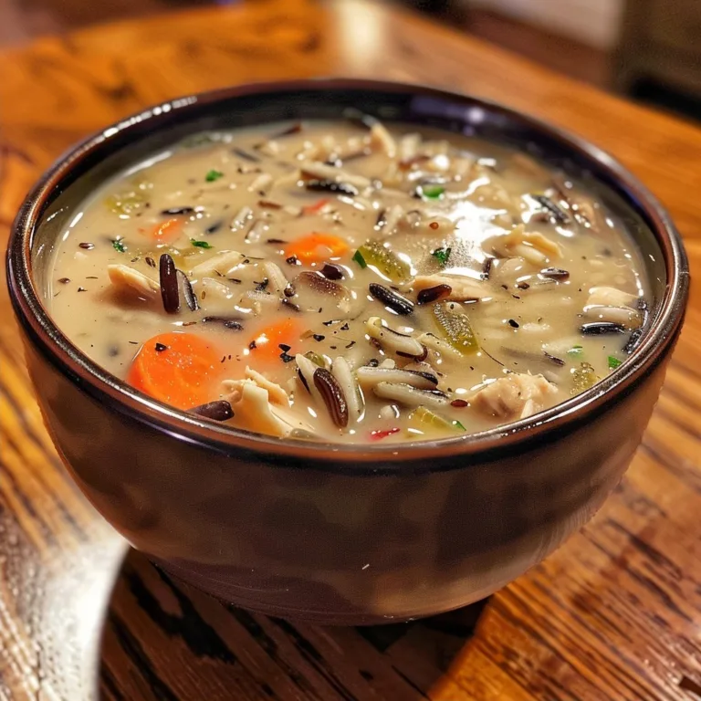 Creamy Chicken Wild Rice Soup Recipe