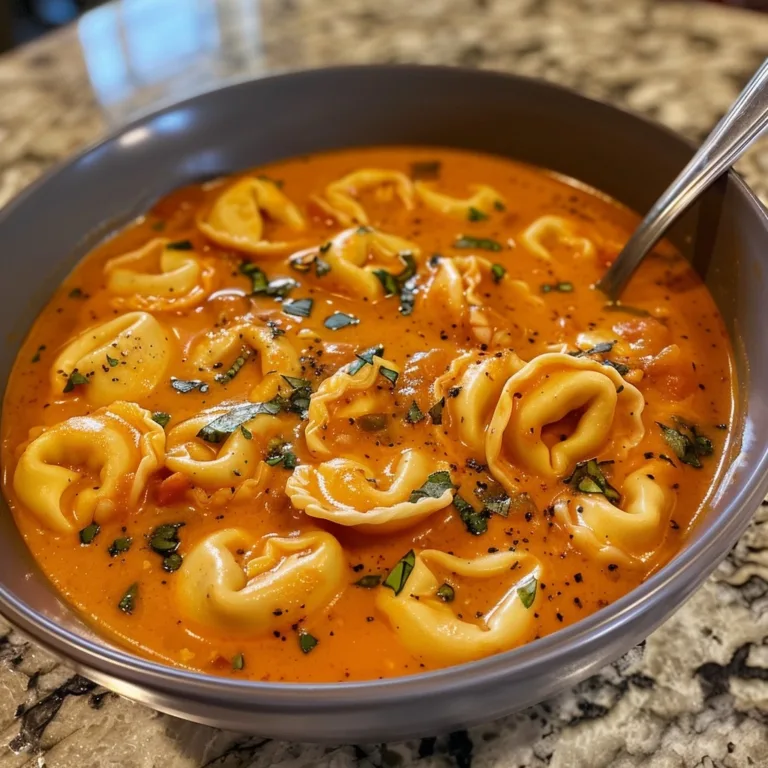 Creamy Tomato Tortellini Soup for Easy Comfort