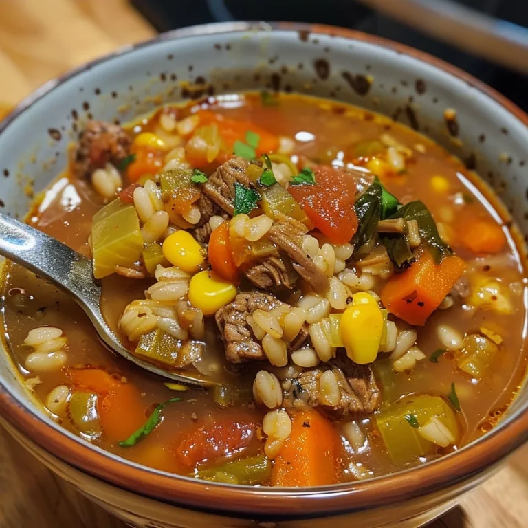 Beef Barley Vegetable Soup: A Hearty Classic Recipe