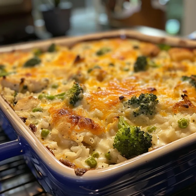 Creamy Chicken Broccoli Rice Casserole Recipe