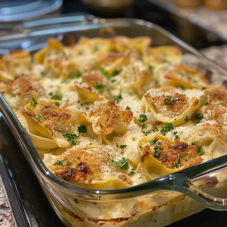 Chicken alfredo tortellini bake: A Creamy Comfort Classic